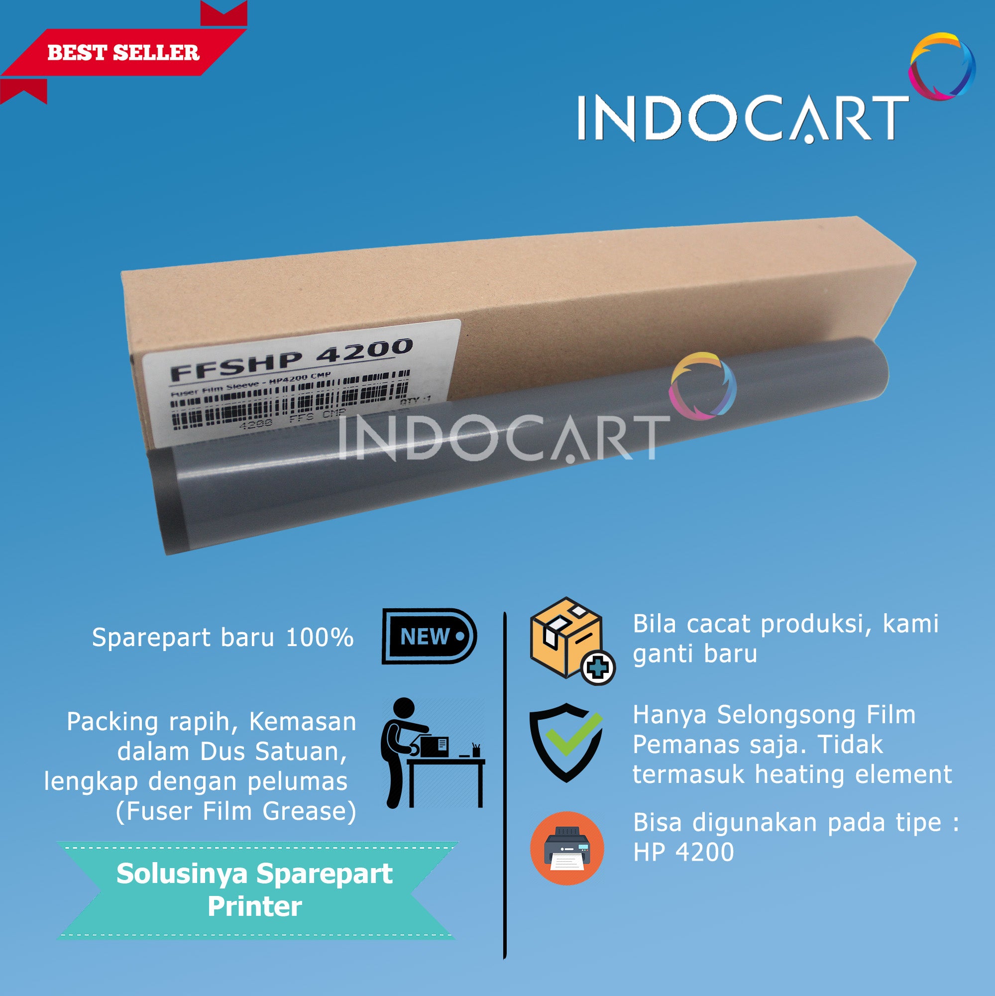 Fuser Film Sleeve-HP LaserJet 4200 Series-CMP