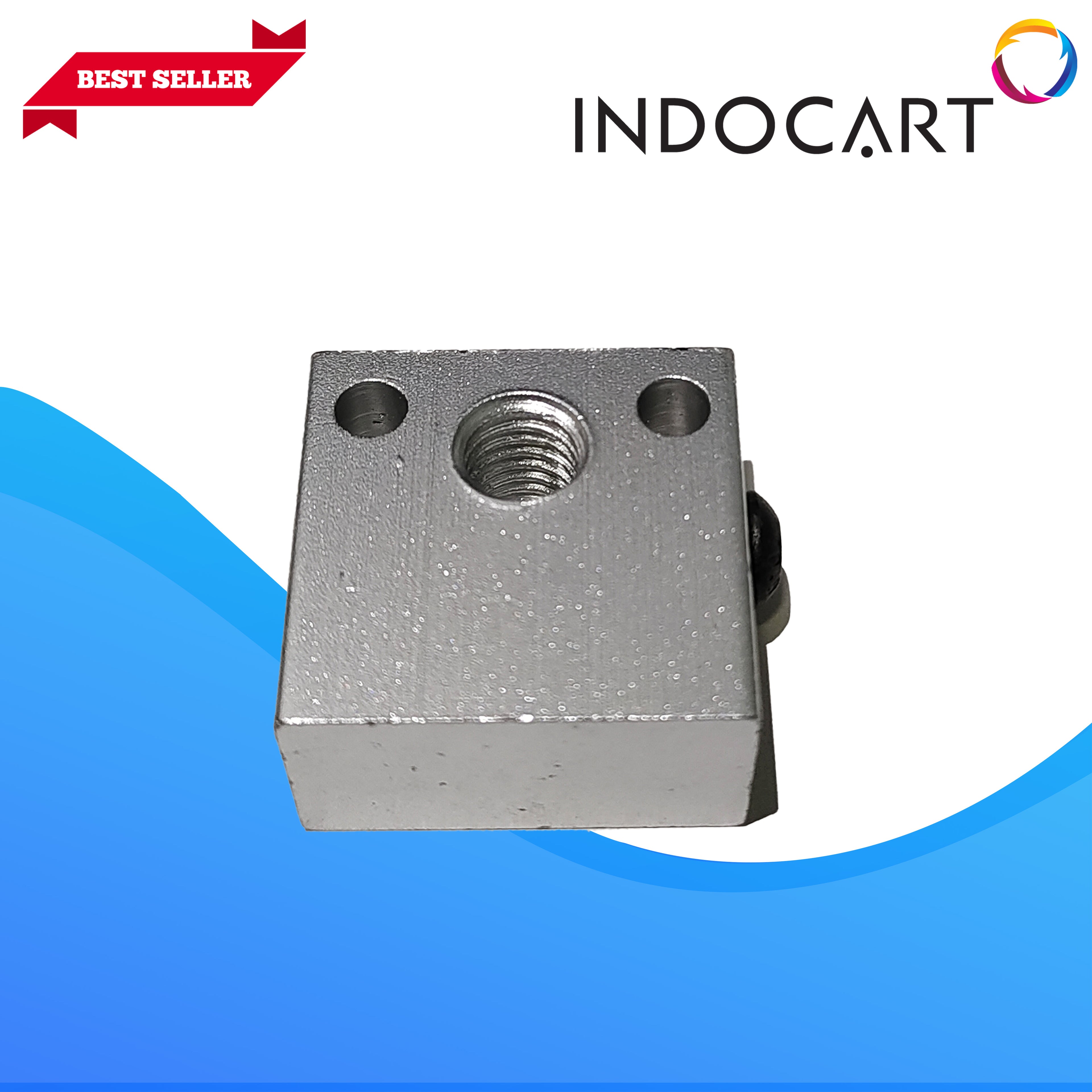 3D Printer Parts Creality OEM Heat Block 20×20×10 Al6063 Aluminium MK8 Creality Ender 2Pro/3/3Pro/3S/3V2