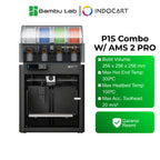 3D Printer BambuLab P1S Combo Upgrade Multi Color Printing with AMS 2 Pro