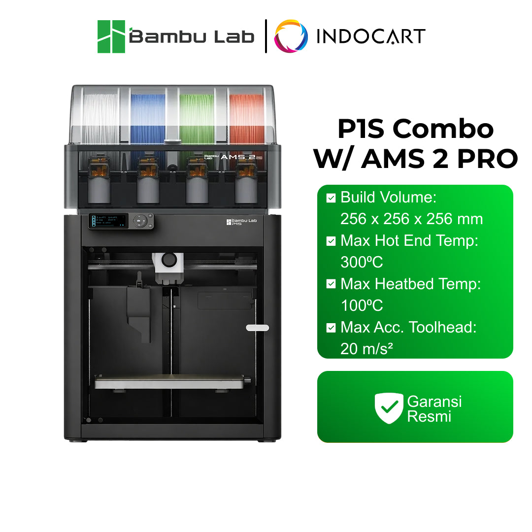 3D Printer BambuLab P1S Combo Upgrade Multi Color Printing with AMS 2 Pro