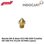 3D Printer Parts Nozzle D6 H13 M6 H59 0.4mm Creality CR-10S Pro V2 CR-10MAX