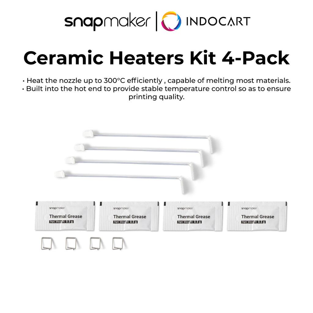 3D Printer Parts Snapmaker OEM Ceramic Heaters Kit 4 Pack Snapmaker U1