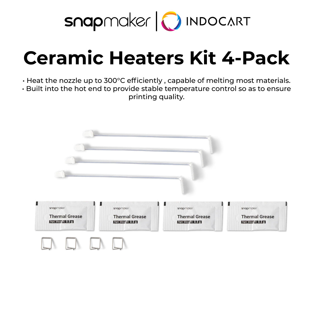 3D Printer Parts Snapmaker OEM Ceramic Heaters Kit 4 Pack Snapmaker U1