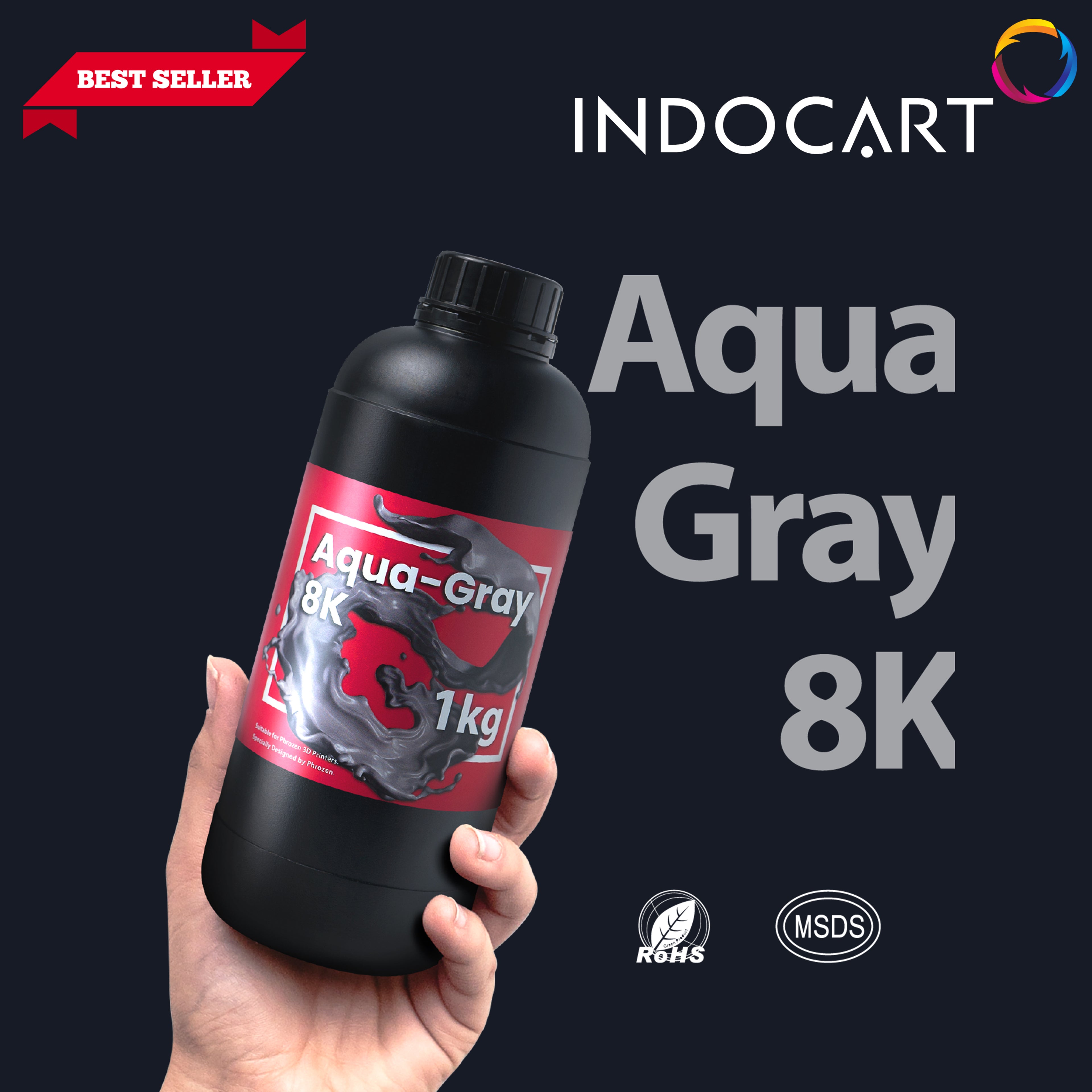 3D Printer Resin Phrozen Aqua Low Warpage & Dimensional Stability 8K-1Kg