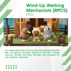 3D Maker's Supply Parts BambuLab Wind Up Walking Mechanisms 8Pcs