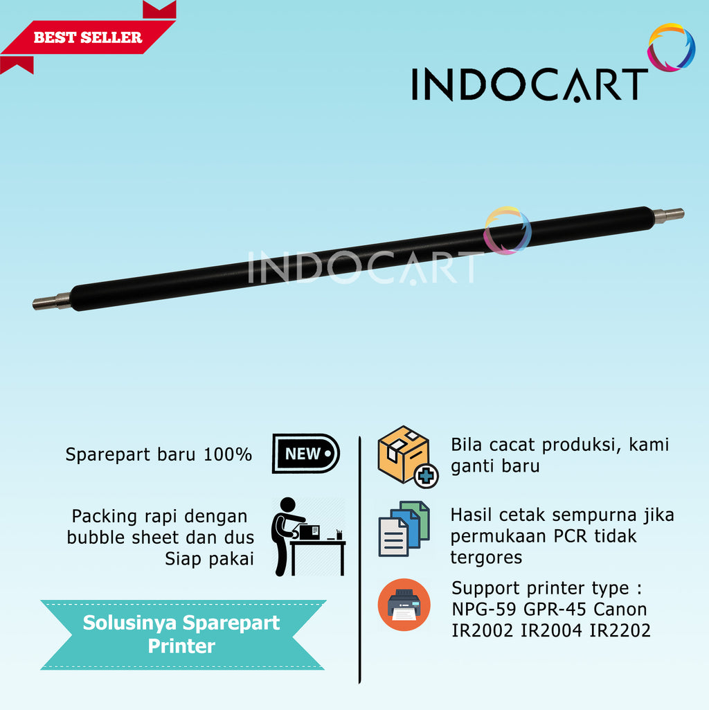 PCR Primary Charge Roller NPG-28 GPR-18-Canon IR2016 IR2018 IR2020 IR2022 IR2025