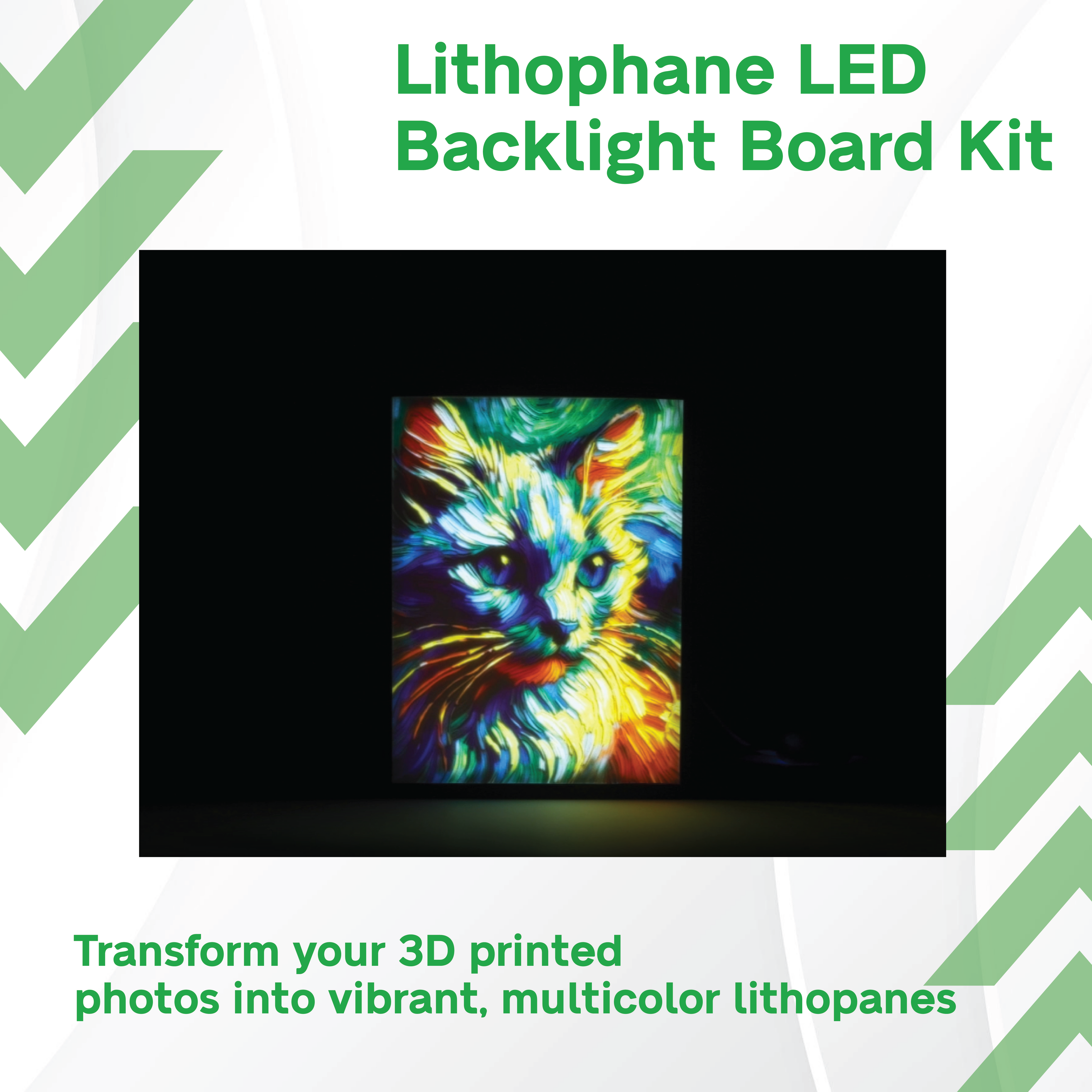 3D Printer Maker's Supply Model Lithophane LED Backlight Board Kit 192x144 4Pcs