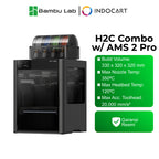 3D Printer BambuLab H2C Multi Material 3D Printing with Vortek Hotend Change System and Fast Induction Heating