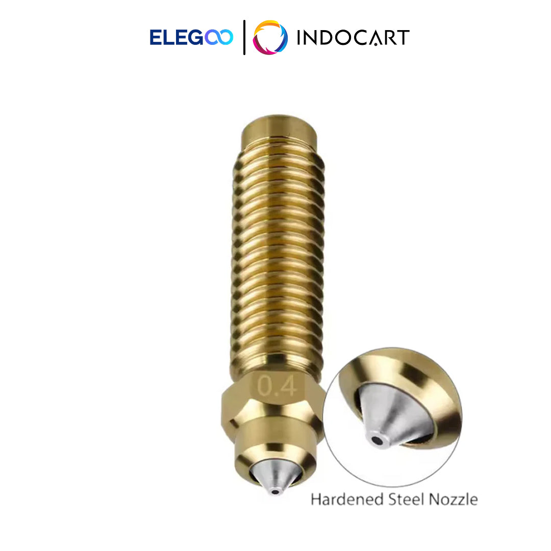 3D Printer Parts Elegoo OEM Hardened Brass Nozzle 0.4mm Elegoo Centauri Carbon