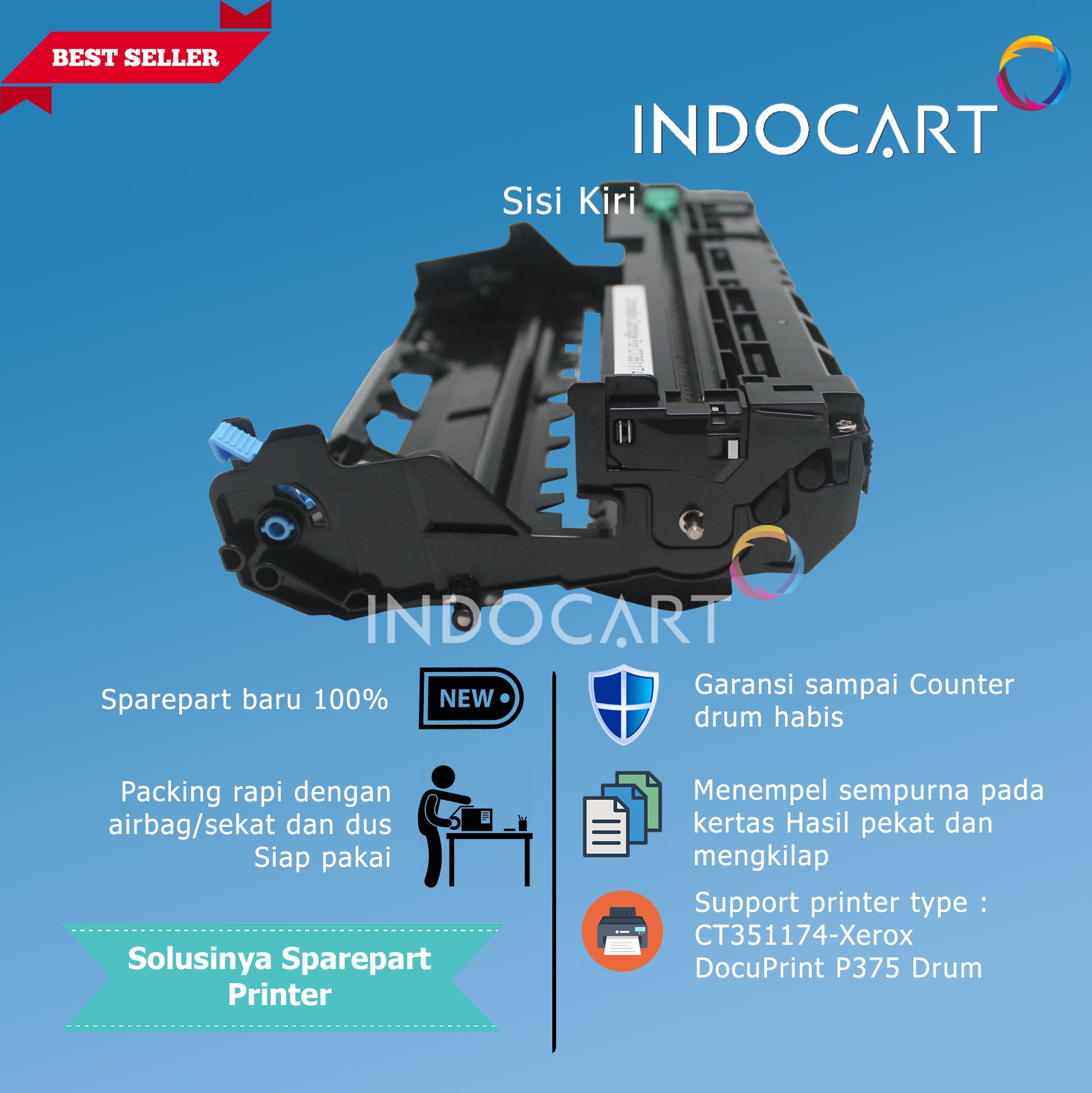 Toner Imaging Drum Compatible CT351174-Xerox DocuPrint P375