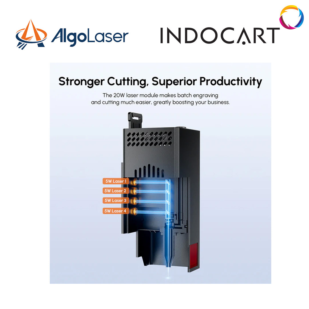 Laser Engraver/Cutter Parts AlgoLaser Laser Head Modules 20 Watt with Second Generation COS Technology