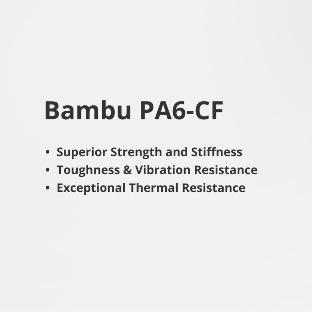 3D Printer Filament BambuLab PA6-CF Carbon Fiber Reinforced Filament1.75mm 500gr-Black