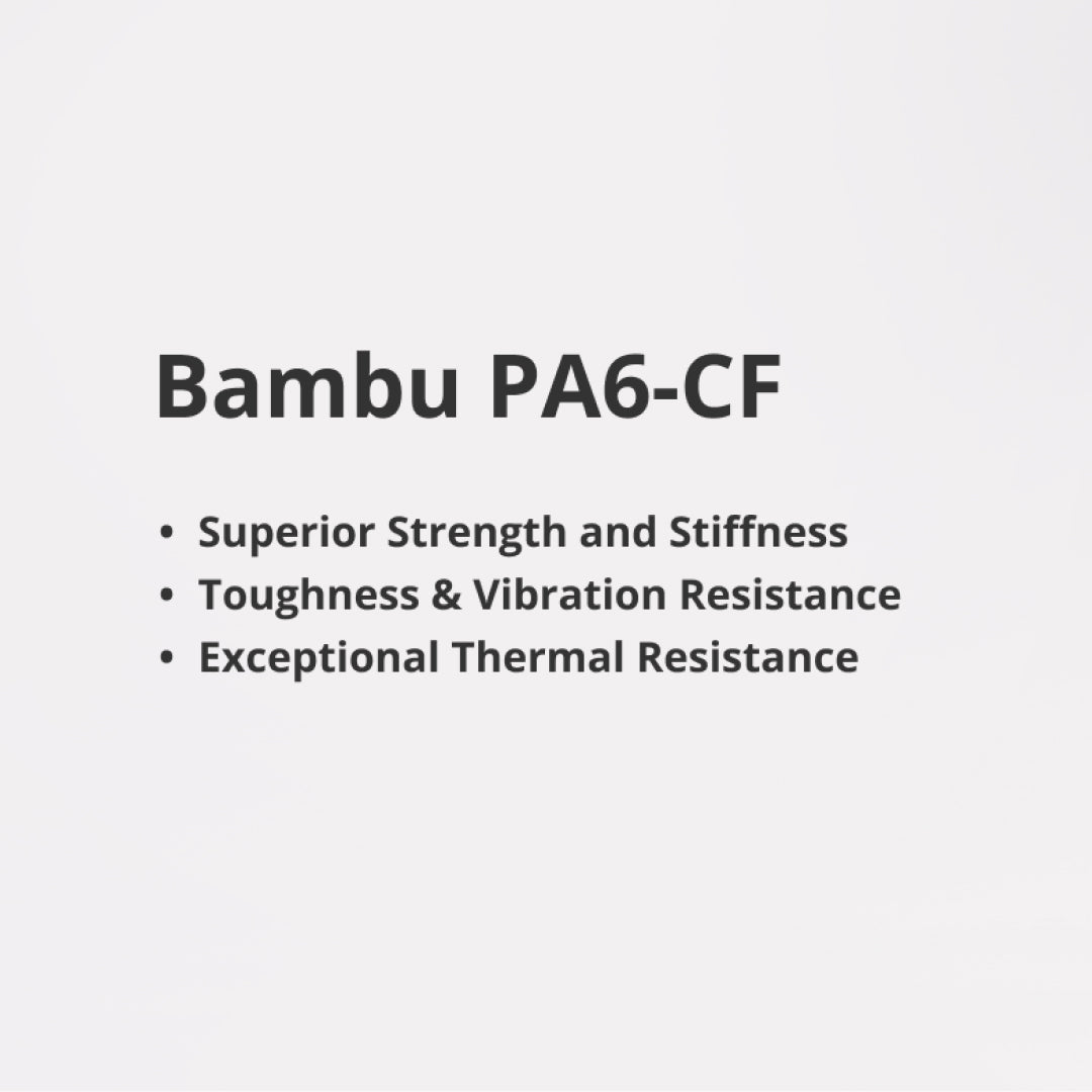 3D Printer Filament BambuLab PA6-CF Carbon Fiber Reinforced Filament1.75mm 500gr-Black
