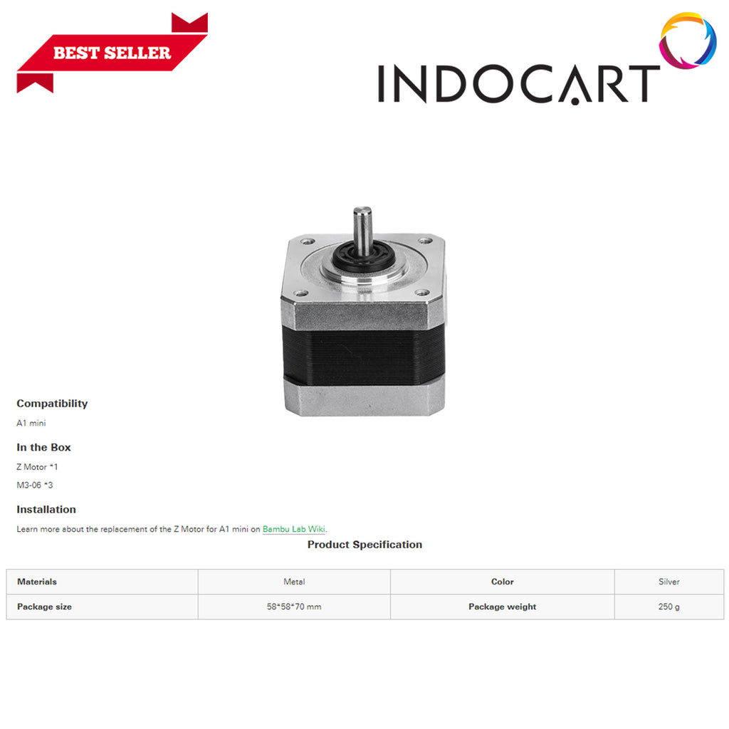 3D Printer Parts BambuLab Z Motor A1 Series