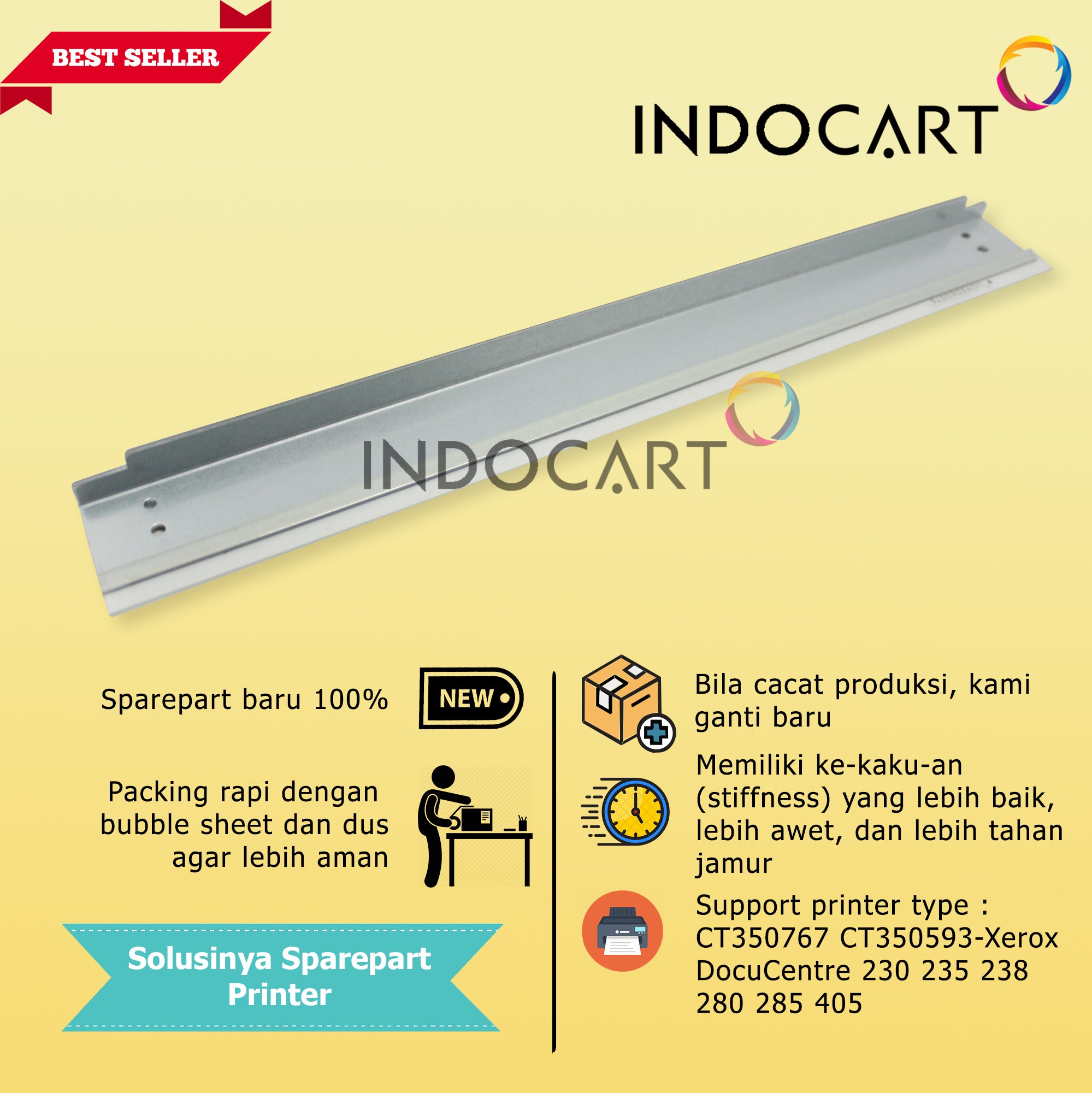Wiper Blade Kuroki CT350767 CT350593-Xerox DocuCentre 230 235 238 280 285 405