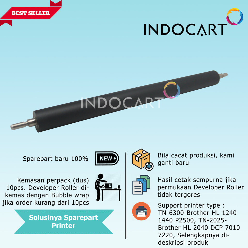 Developer Roller TN2025 TN-2025-HL 1240 2040 DCP 7010 7220 7420 7820 Fax 2820 2920