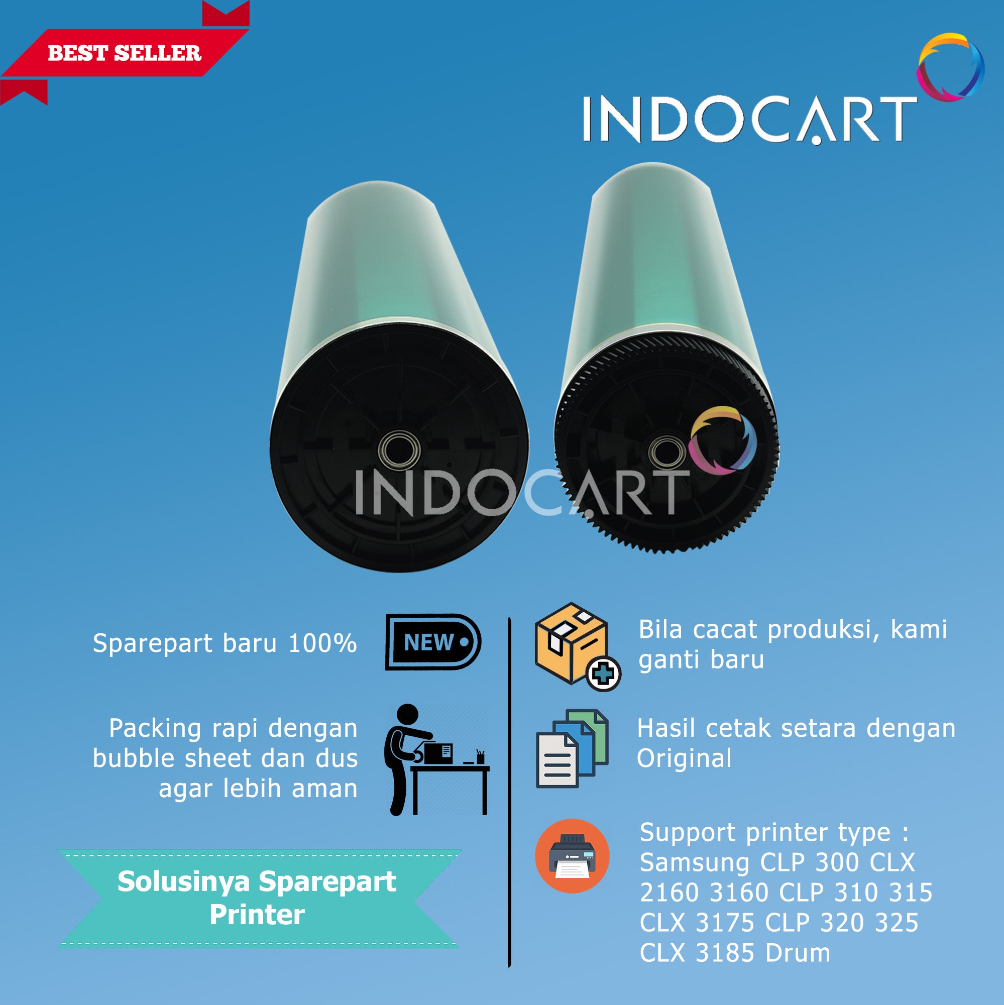 OPC Drum Glossy CLP-R300A CLPR300A-Samsung CLP 300 CLX 2160 3160