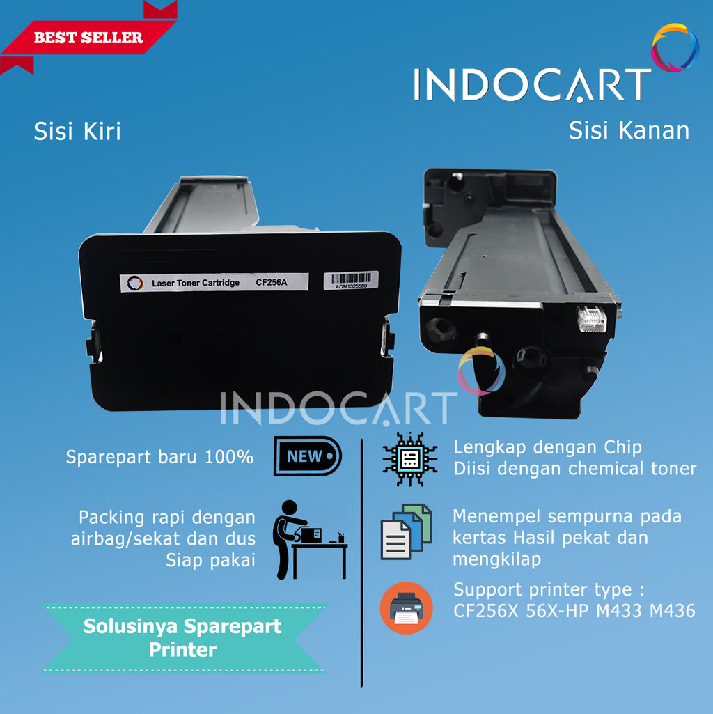Toner Cartridge Compatible CF256X 56X-Printer LaserJet HP M433 M436