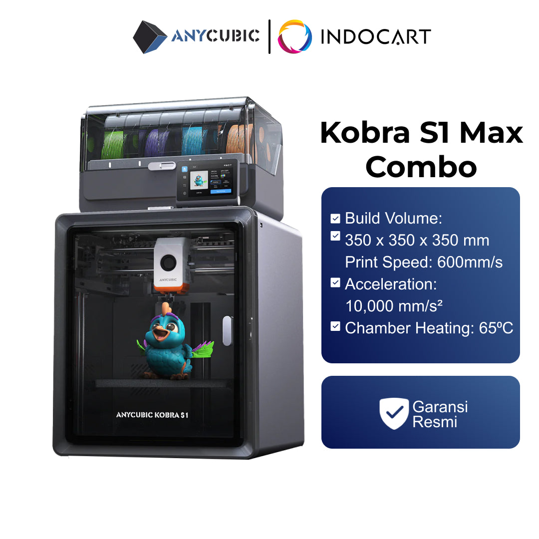 3D Printer Anycubic Kobra S1 Max Combo Big Size Volume with ACE Pro 2 Multicolor 3D Print