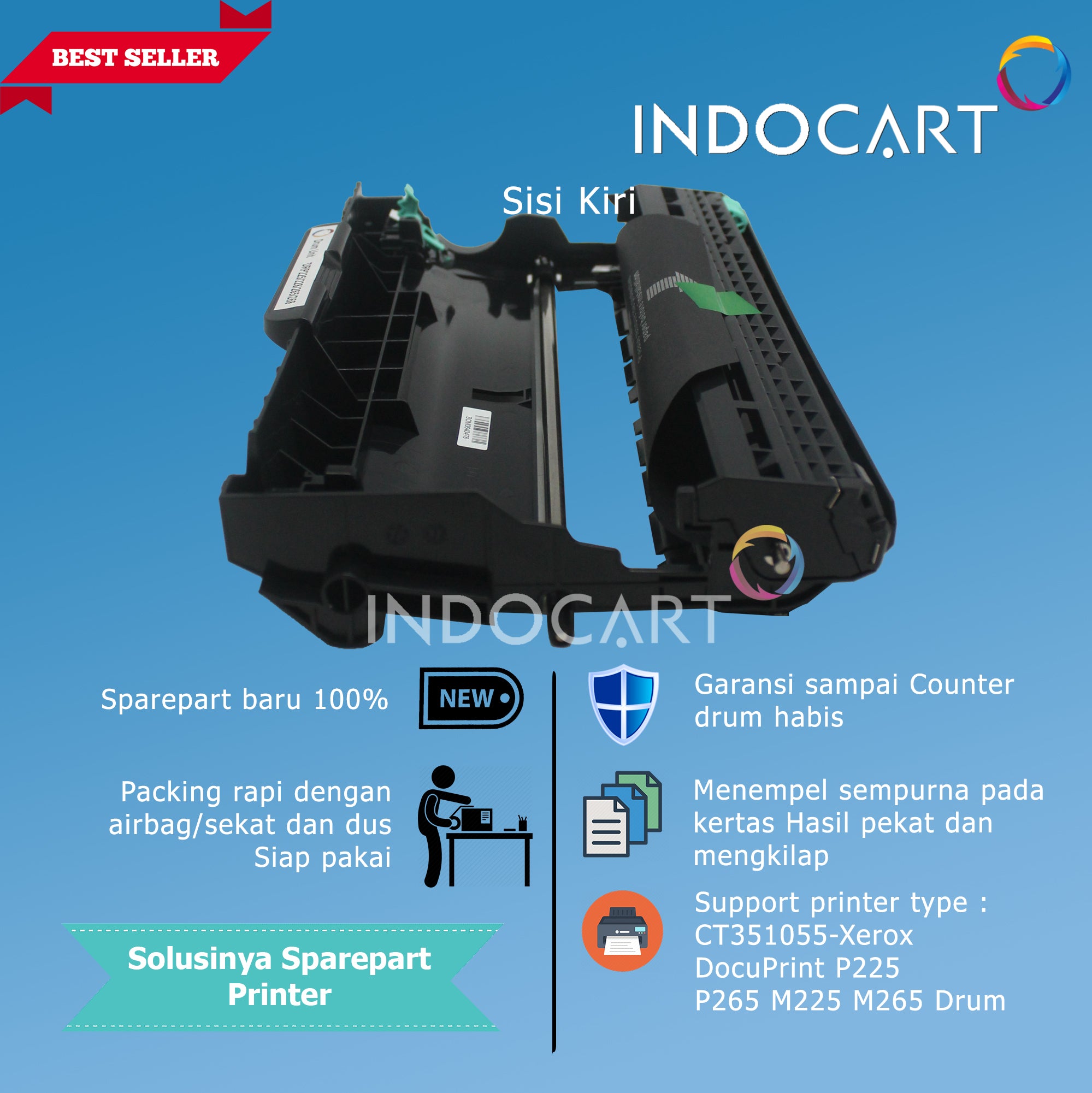 Toner Imaging Drum Compatible CT351055-Xerox DocuPrint P225 P265 M225 M265