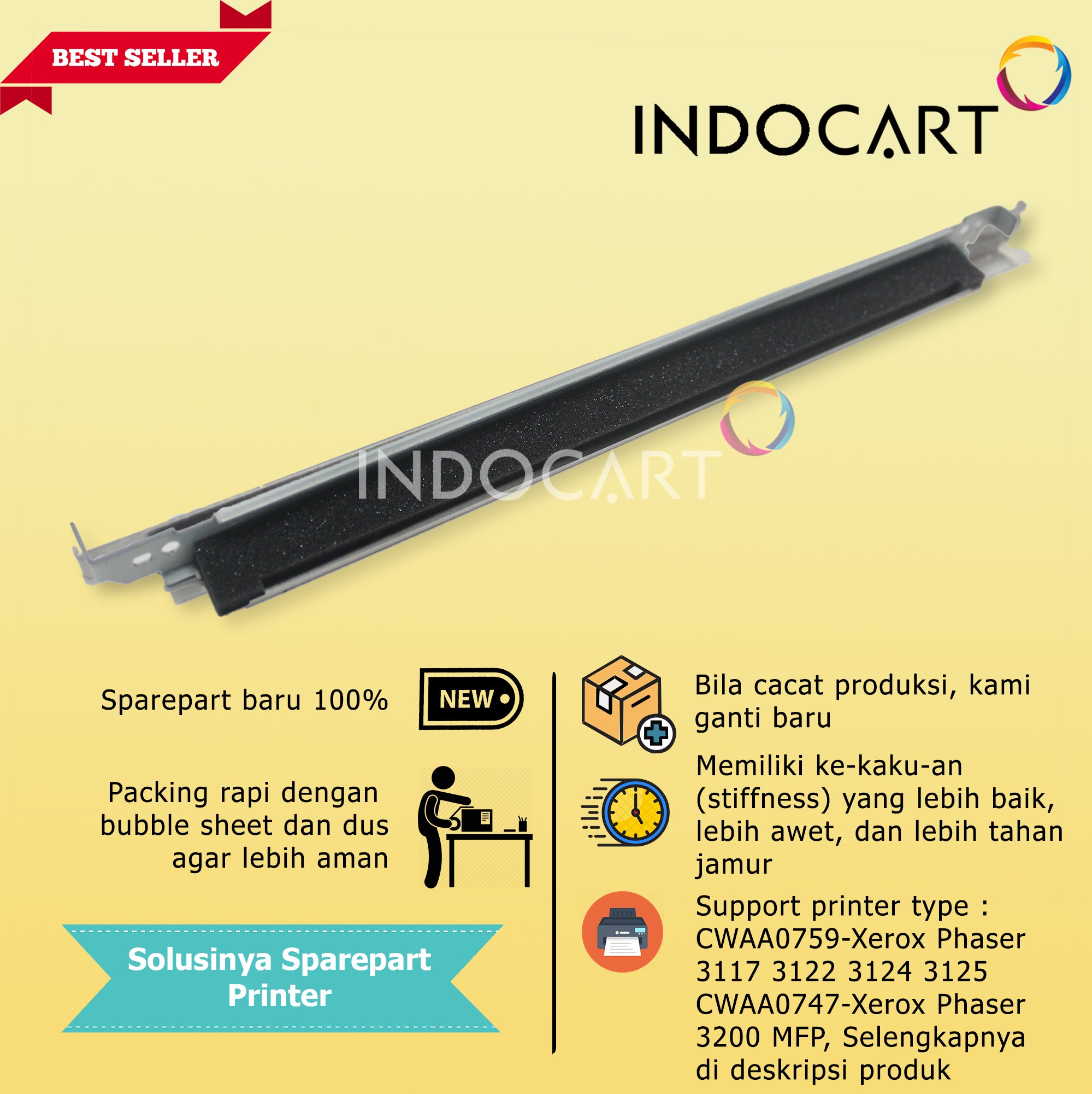 Doctor Blade MLT-D108S D106S SCX-D4725A-Samsung ML 1640 2240 2245 4725