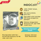 Serbuk Toner Jepang-KX-FAT410E FAT 410-KX MB 1500 1520 1530-100gr