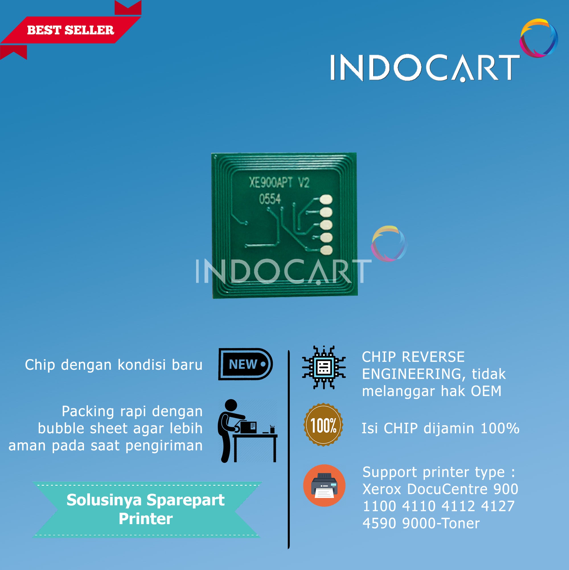 Chip Xerox DocuCentre 900 1100 4110 4112 4127 4590 9000