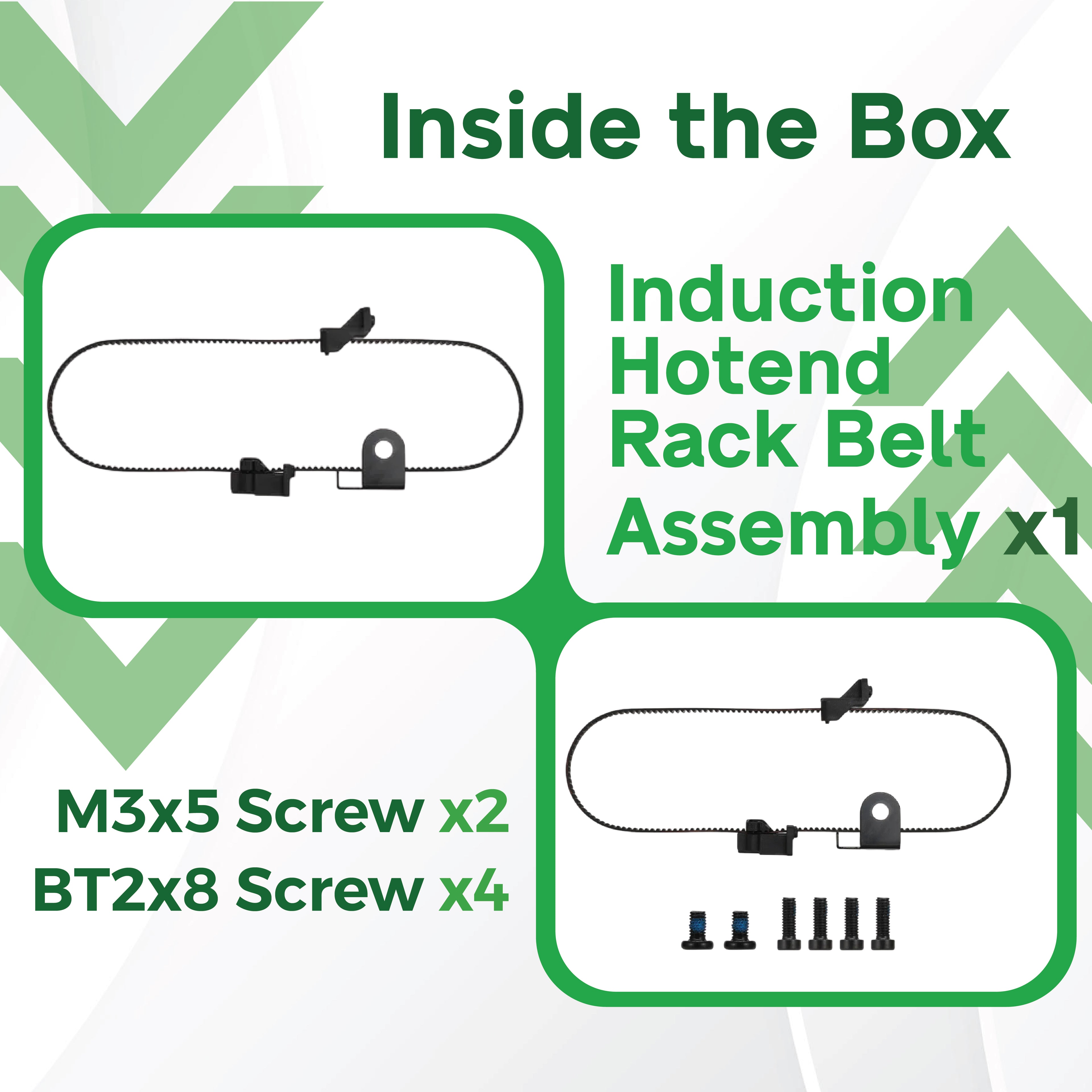 3D Printer Parts BambuLab Induction Hotend Rack Belt Assembly BambuLab H2C
