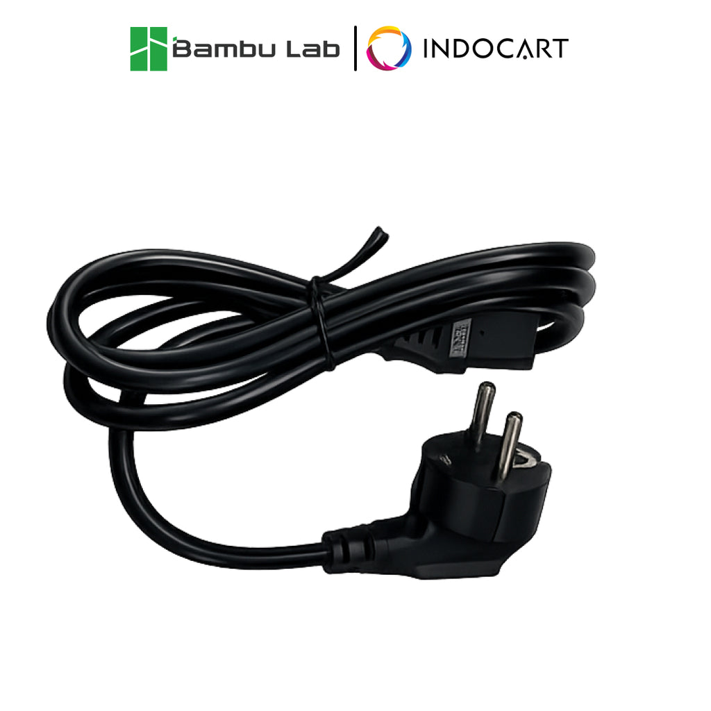 3D Printer Parts BambuLab Power Cable EU For BambuLab A1/P1P/P1S/P2S/X1C/X1E/H2S/H2C/H2D/H2D Pro