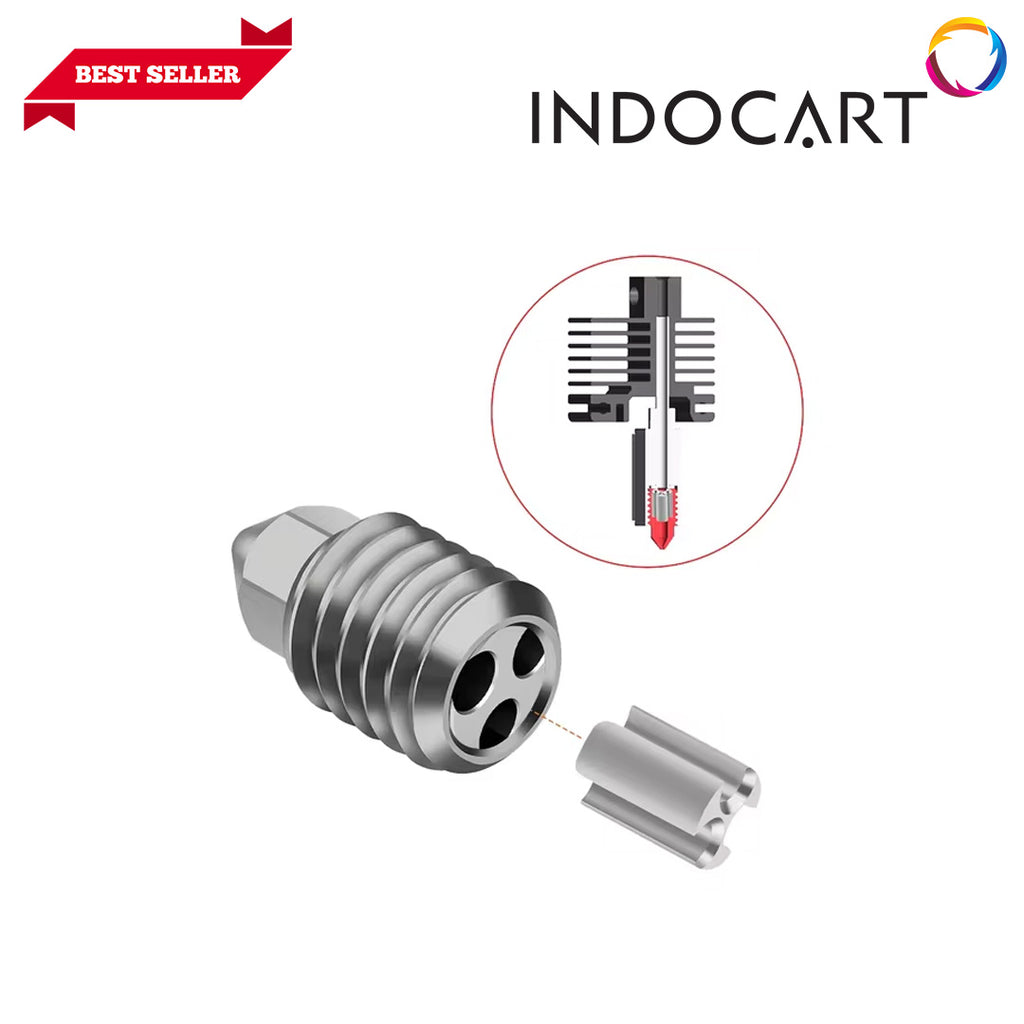 3D Printer Parts BambuLab Compatible Plated Copper CHT High Flow Nozzle V2.0 Hotend BambuLab P1/X1 Series