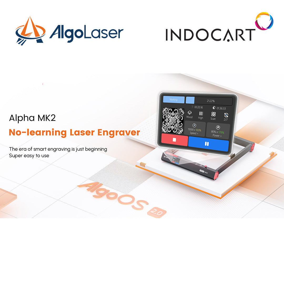 Laser Engraver/Cutting Machine AlgoLaser Alpha MK2 20 with Air Pump