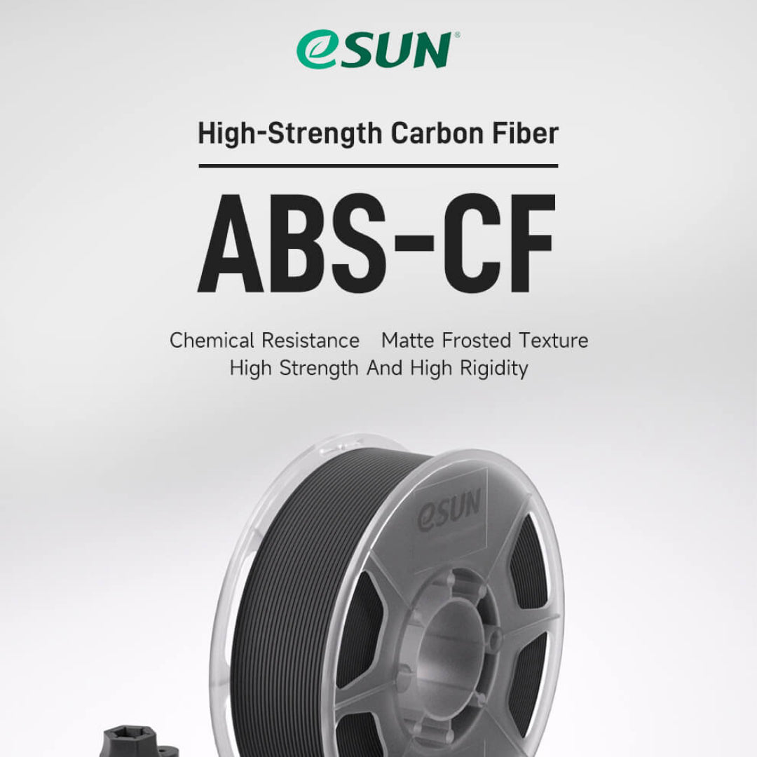 3D Printer Filament eSUN ABS CF Carbon Fiber Black 1.75mm 1Kg