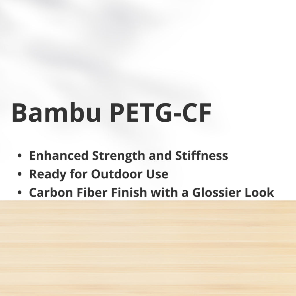 3D Printer Filament BambuLab PETG CF Carbon Fiber Filament 1.75mm 1kg