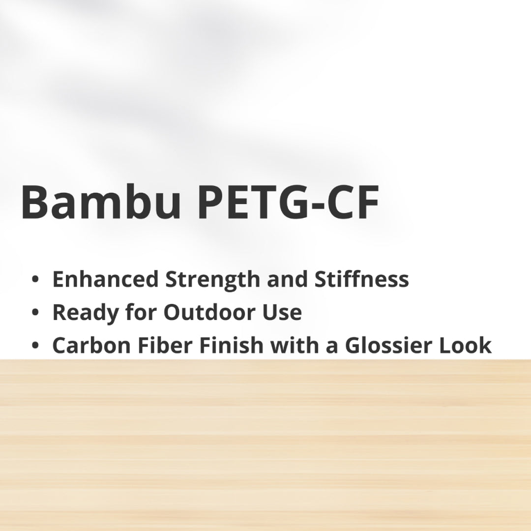 3D Printer Filament BambuLab PETG CF Carbon Fiber Filament 1.75mm 1kg