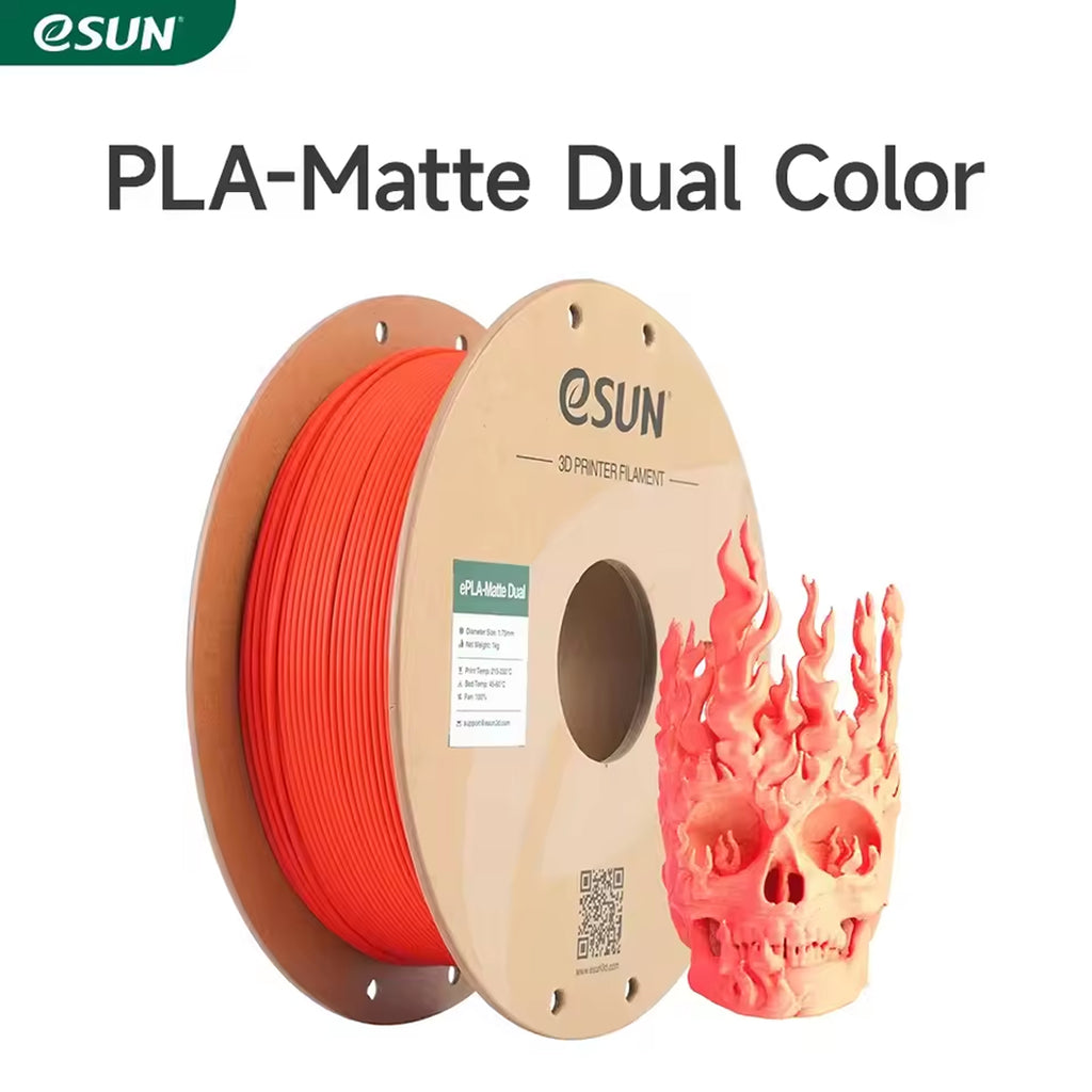 3D Printer Filament eSUN ePLA Matte Dual Color Matte Filament 1.75mm 1Kg