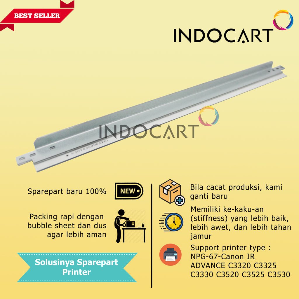 Wiper Blade Kuroki NPG-67-Canon IR Adv C3320 C3325 C3330 C3520 C3525 C3530