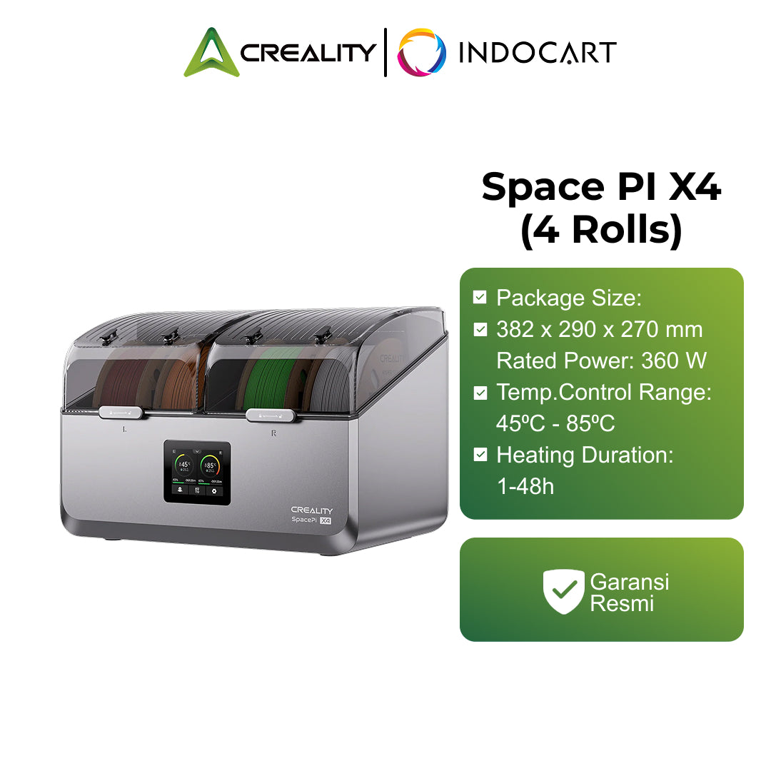 3D Printer Filament Dry Box Creality Space Pi X4 4 Rolls Filament Dryer System PTC Heats Up To 85°C