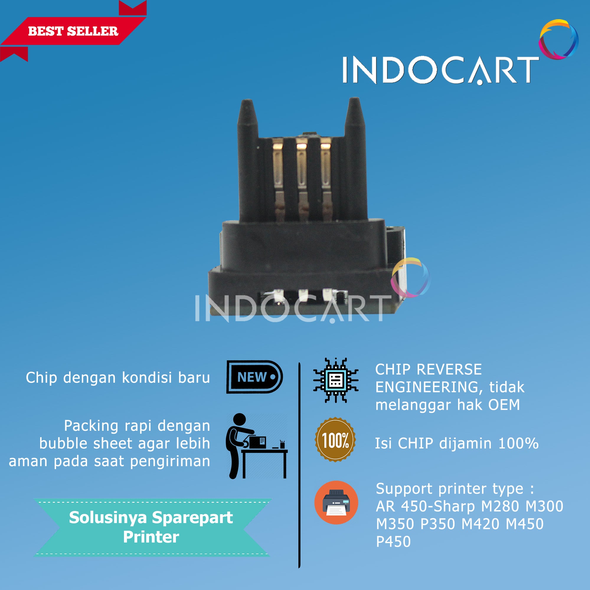 Chip AR 450-Sharp M280 M300 M350 P350 M420 M450 P450-27K
