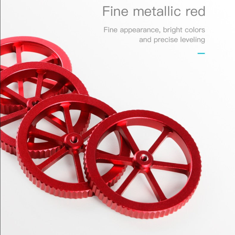 3D Printer Parts Creality OEM Bed Levelling Kit Red Nut D60×9 4 Pcs Creality Ender 3S1Plus/CR 10Smartpro