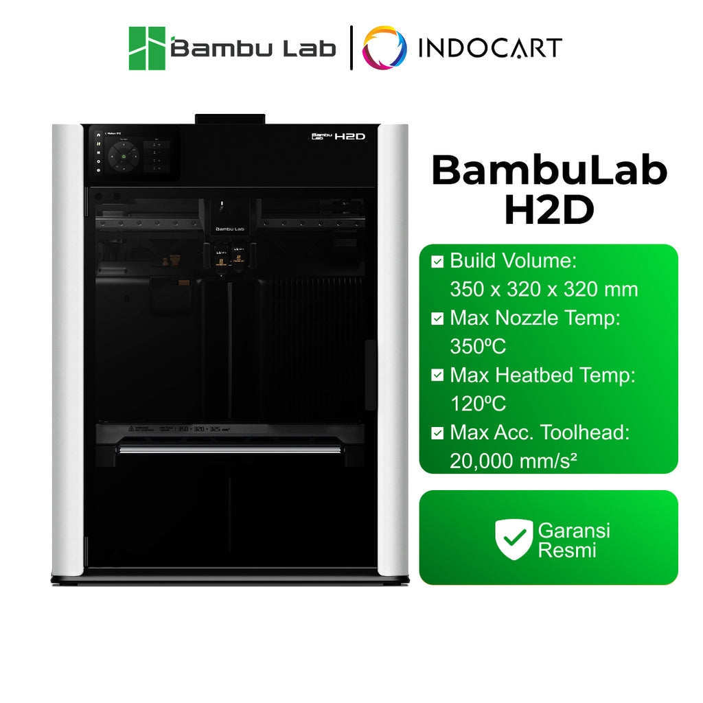 3D Printer BambuLab H2D Large Enclosured 3D Printer with Dual Nozzle Multi Material Filament