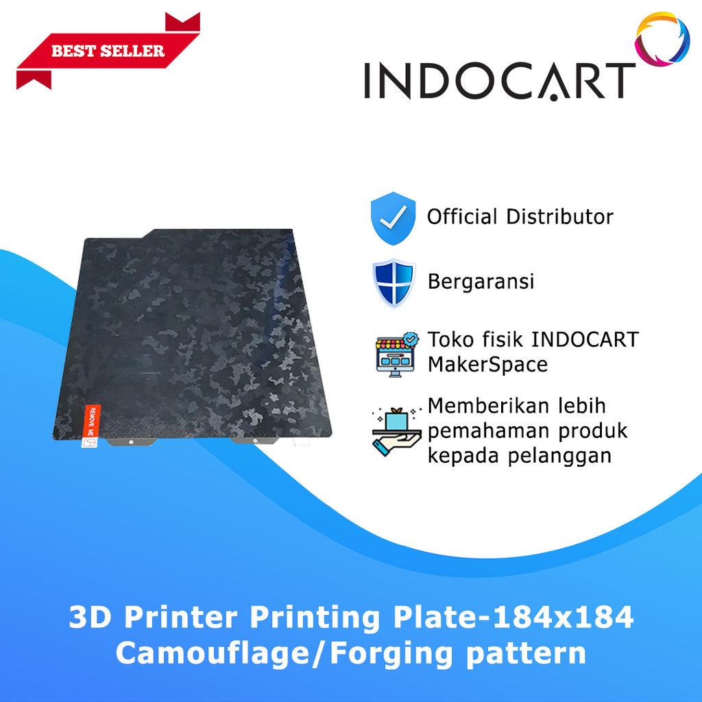 3D Printer Parts BambuLab Compatible Printing Plate Camouflage/Forging Pattern Plate