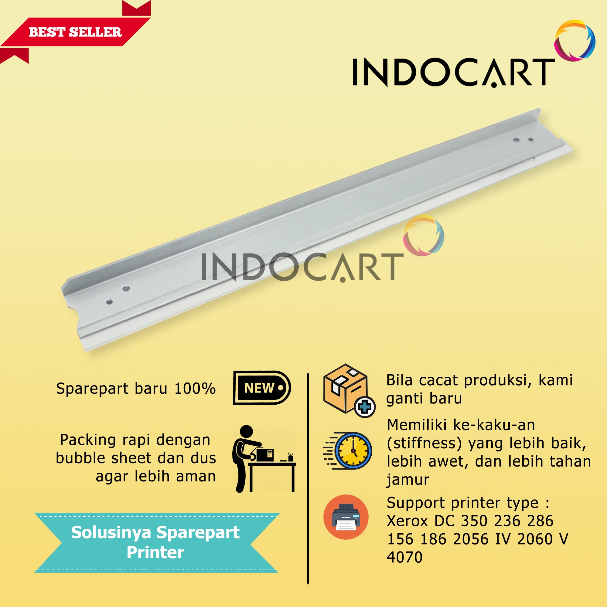 Wiper Blade Xerox DocuCentre 156 186 236 286 336 1055 1085 2005 3005 2055 2007 3007