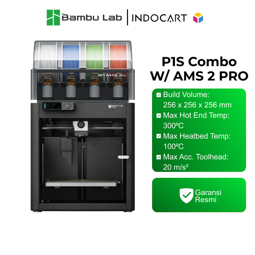 3D Printer BambuLab P1S Combo Upgrade Multi Color Printing with AMS 2 Pro ( 100% NEW. NEVER SELL REFURBISHED UNIT )