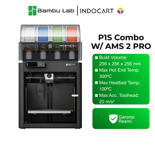 3D Printer BambuLab P1S Combo Upgrade Multi Color Printing with AMS 2 Pro ( 100% NEW. NEVER SELL REFURBISHED UNIT )