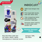 IndoCart Tinta Refill Printer Epson 057 6CL L8050 L18050 T09D 70ml+Dus
