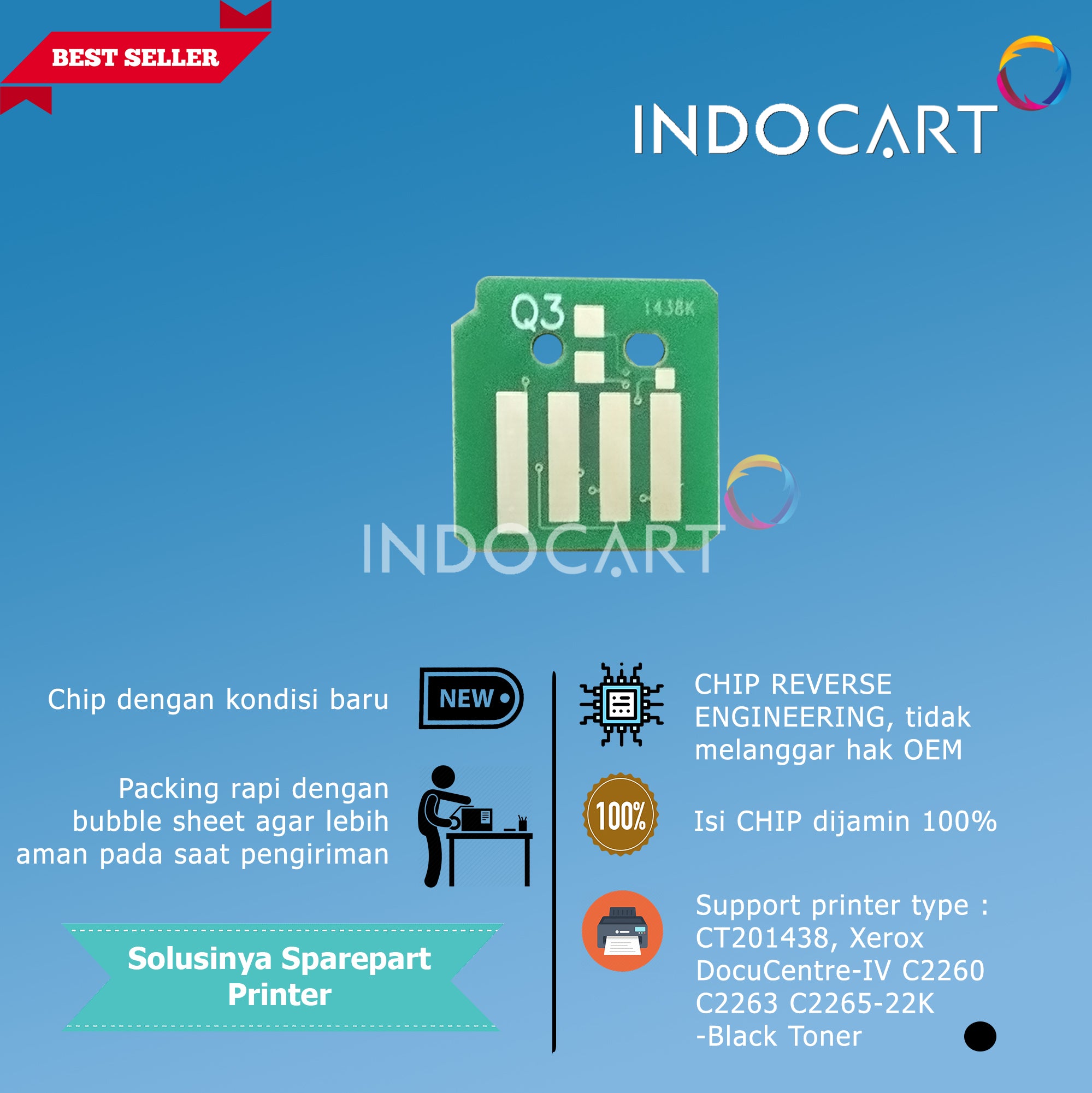 Chip CT201438 CT201439 CT201440 CT201441-Xerox DC IV C2260 C2263 C2265