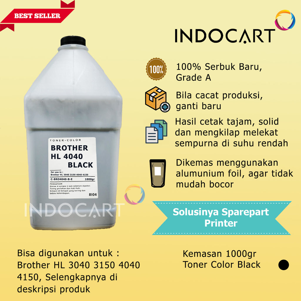 Serbuk Toner Warna Jepang TN-263 TN-267 TN-340 TN-348-HL L3210 L3230 4150 4570 DCP L3551-1Kg