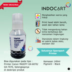 Tinta Supreme Canon GI-76 GI76 Compatible Pigment Ink-Canon GX6070 GX7070-140ml
