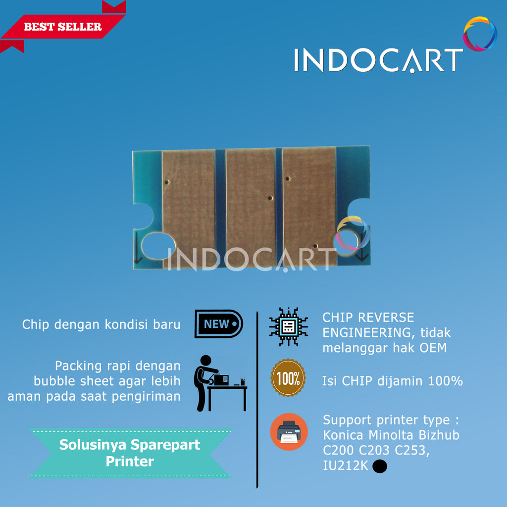 Chip Konica Minolta Bizhub C200 C203 C253-Drum