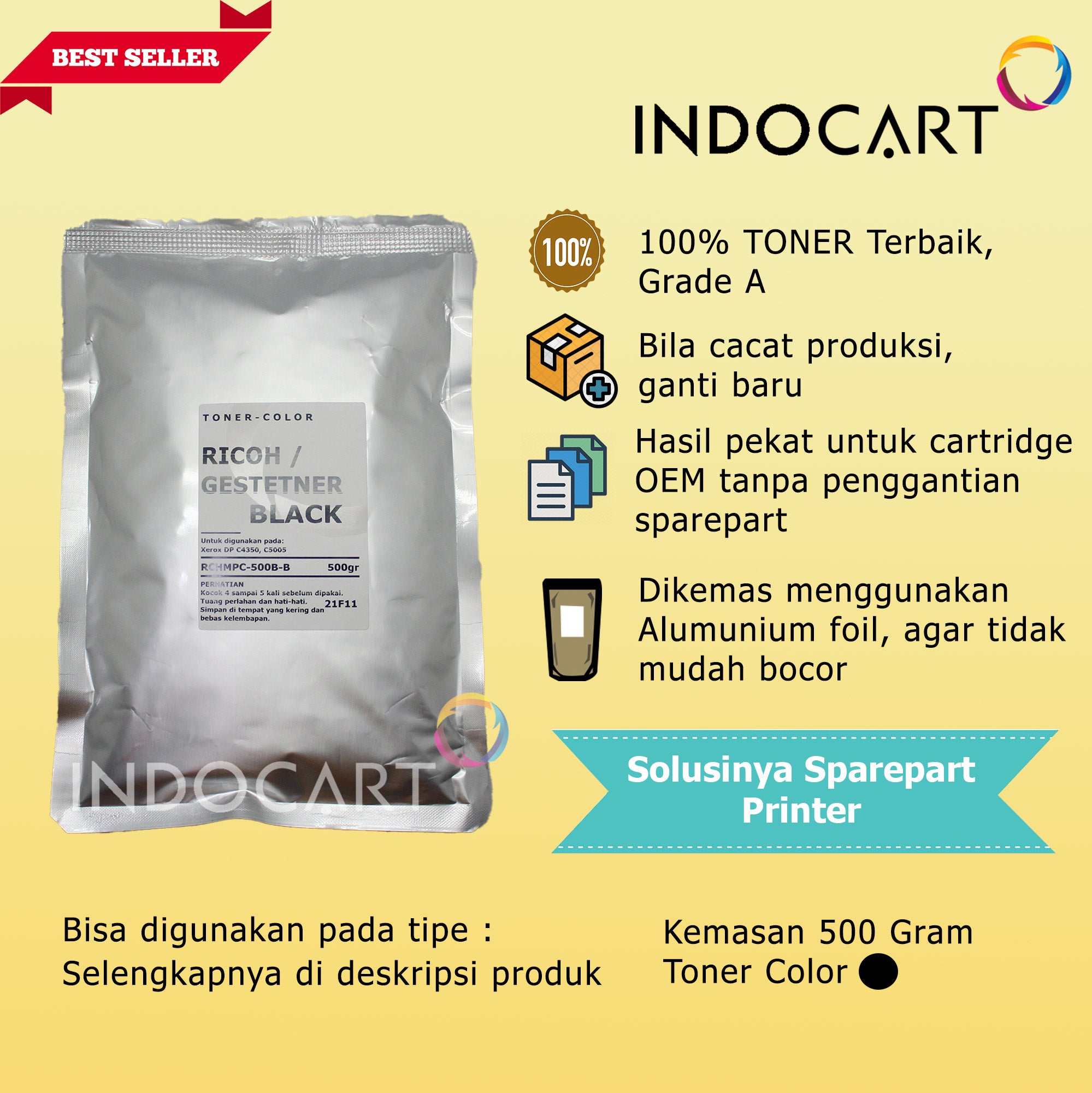 Serbuk Toner Warna Jepang-MX-31-Sharp MX 2600 2601 3100 3101-500gr
